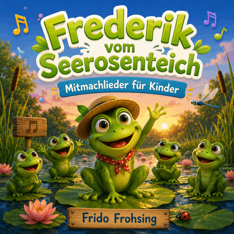 Frederik vom Seerosenteich. Mitmachlieder für Kinder