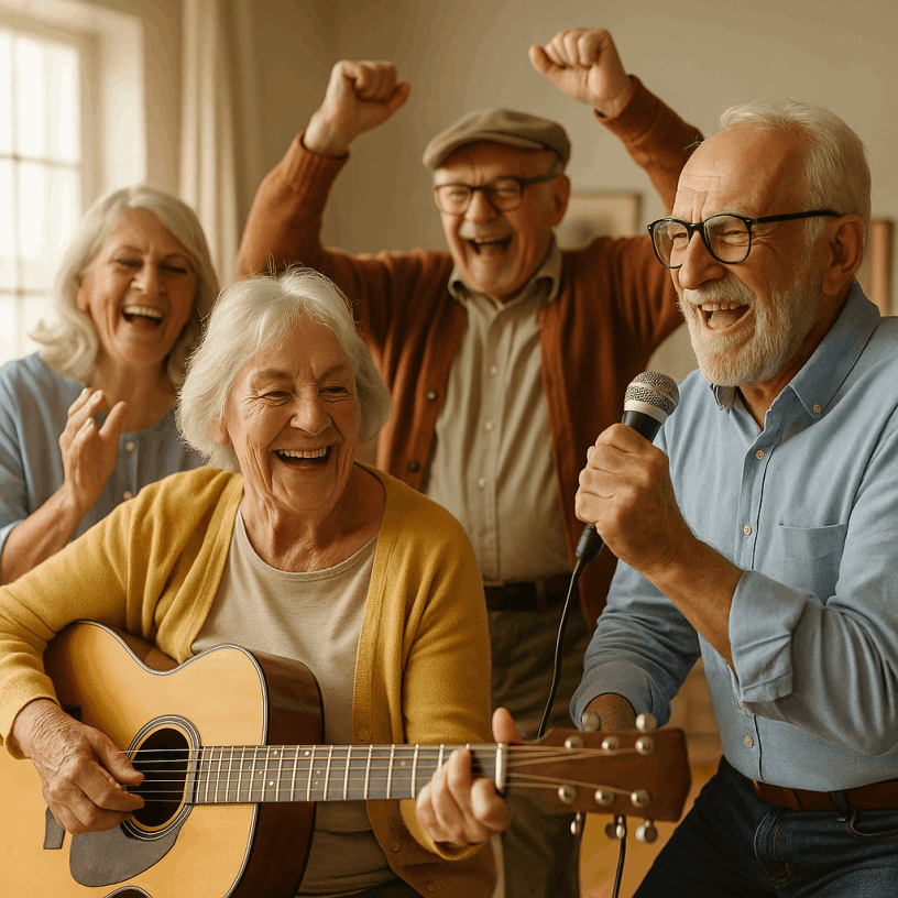 Weshalb Musik im Alter glücklich macht